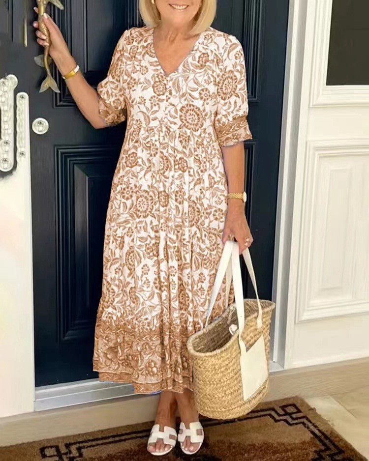 Dawn | Graceful V-Neck Floral