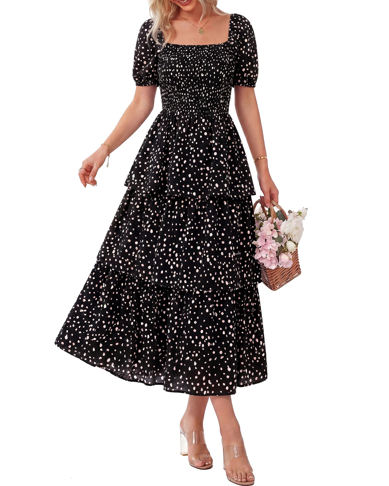 Ava | Floral Short Sleeve Dress