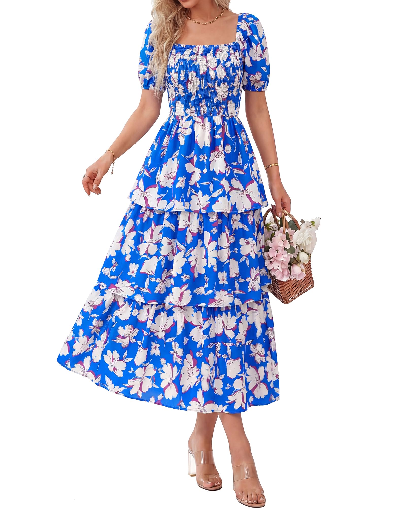 Ava | Floral Short Sleeve Dress