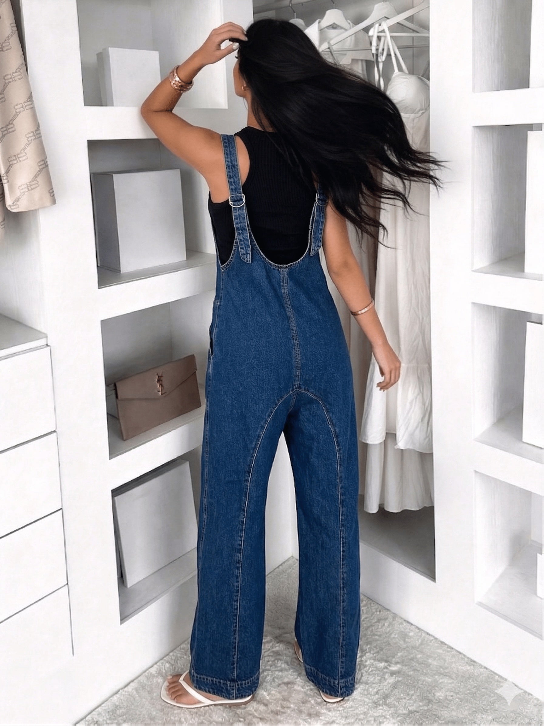 Patricia | Classic Denim Dungarees