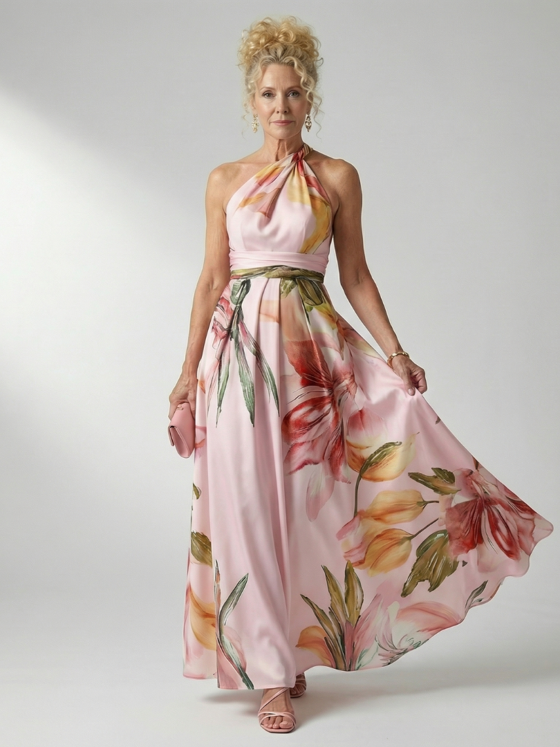 Annabelle | Light Floral Maxi Dress