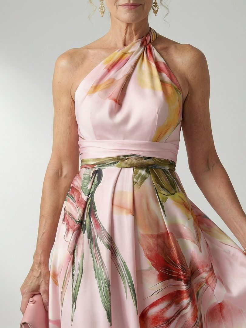 Annabelle | Light Floral Maxi Dress