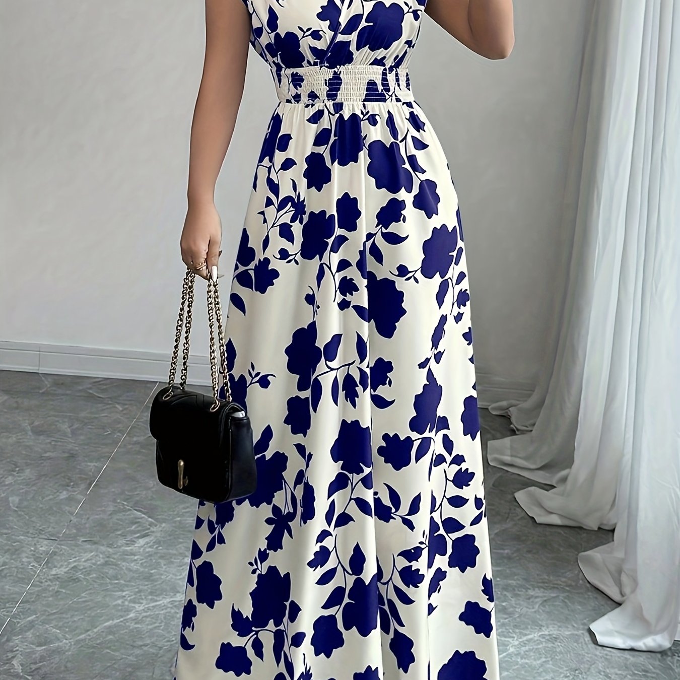 Clara | Elegant Floral Maxi Dress
