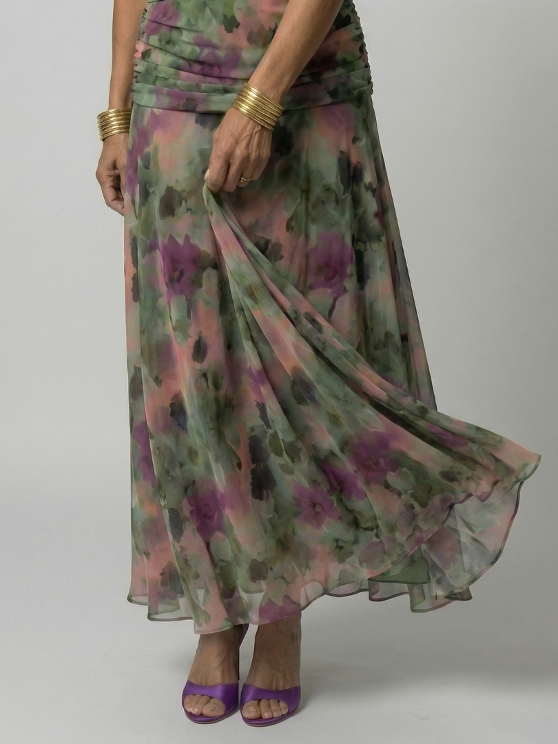 Ruth | Off Shoulder Flow Midi Dress