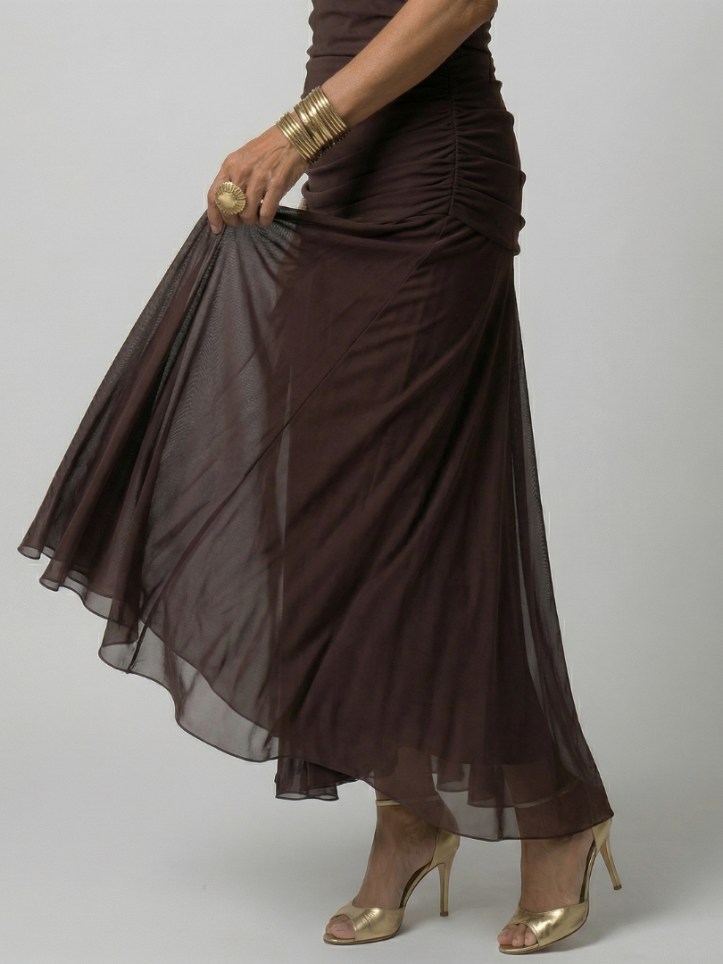 Ruth | Off Shoulder Flow Midi Dress