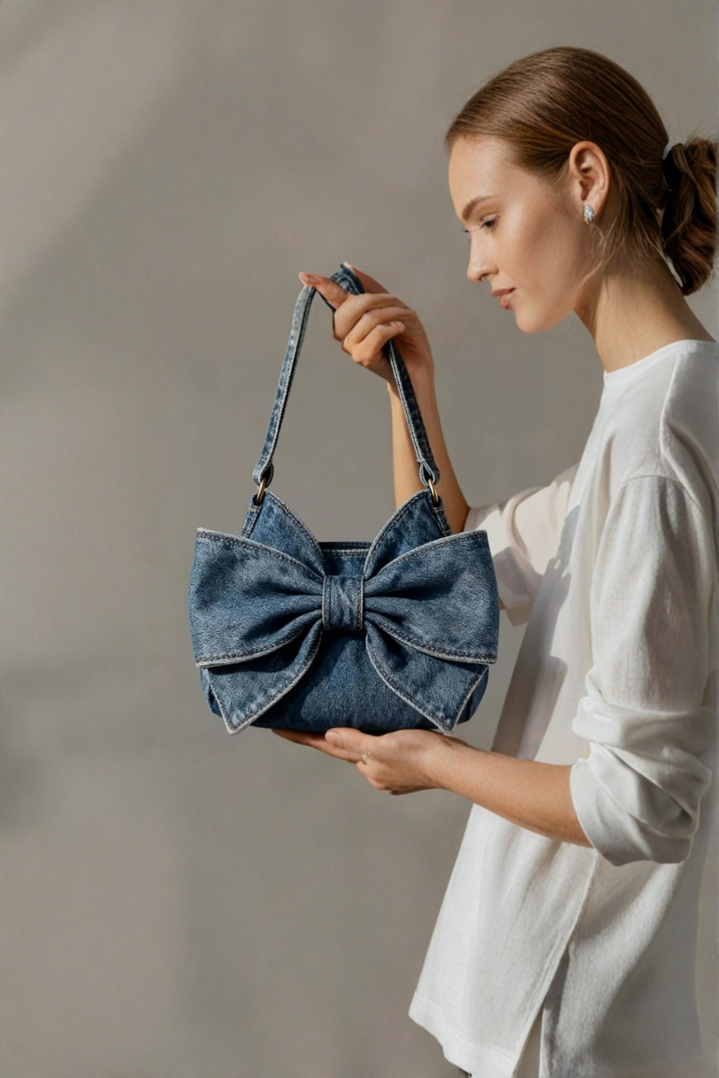 Anika | Retro Bow Shoulder Bag
