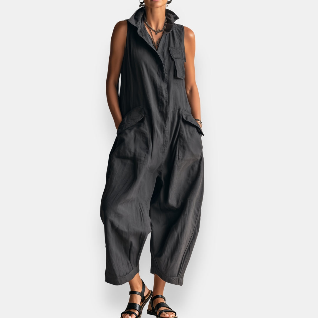 Heather | Relaxed Sleeveless Jumpsuit