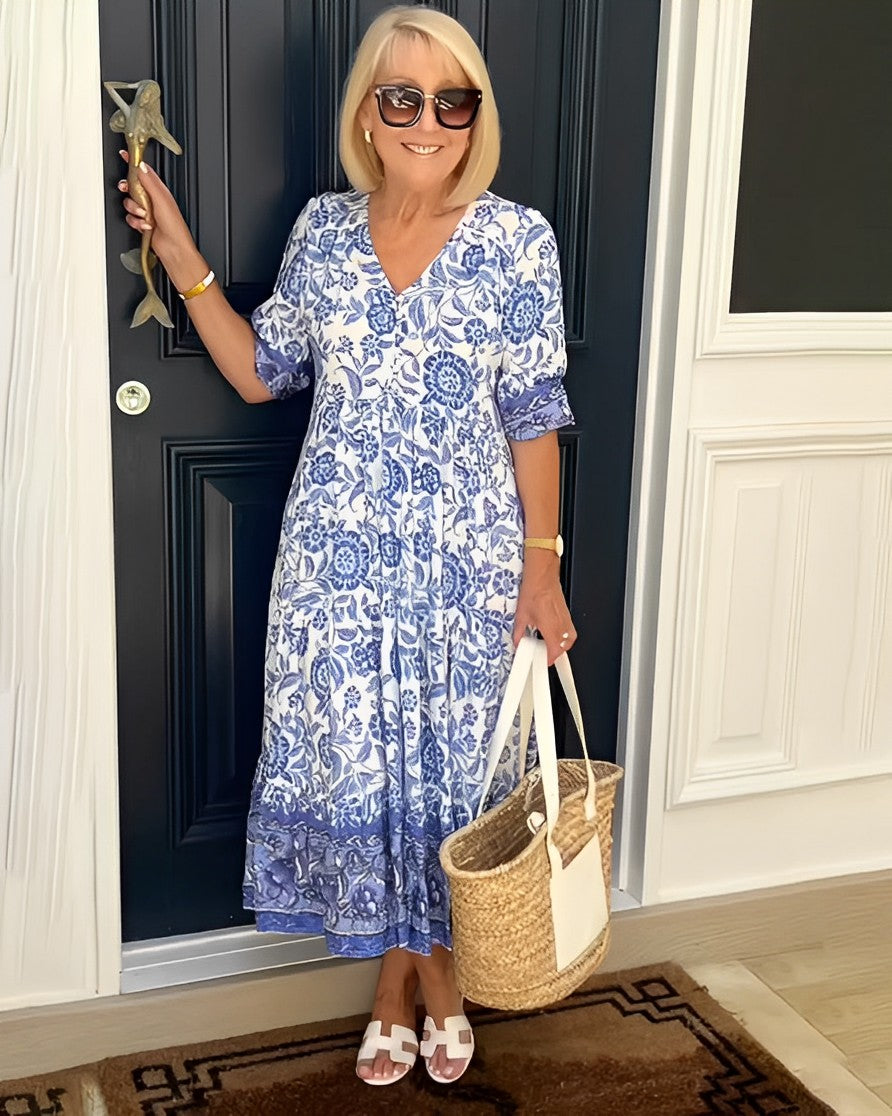 Dawn | Graceful V-Neck Floral