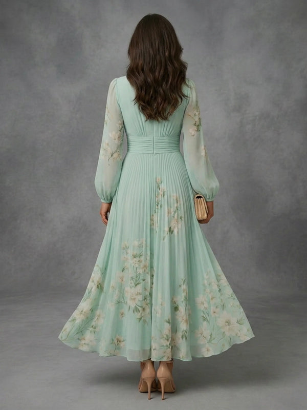 Mathilda | Floral Chiffon Dress