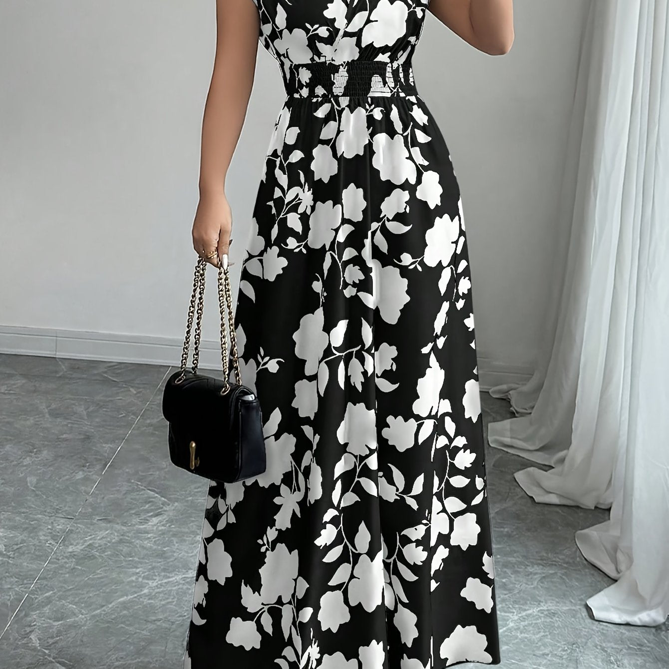 Clara | Elegant Floral Maxi Dress