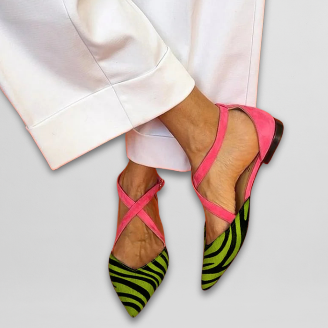 Lorena - Ballet Flats with Straps