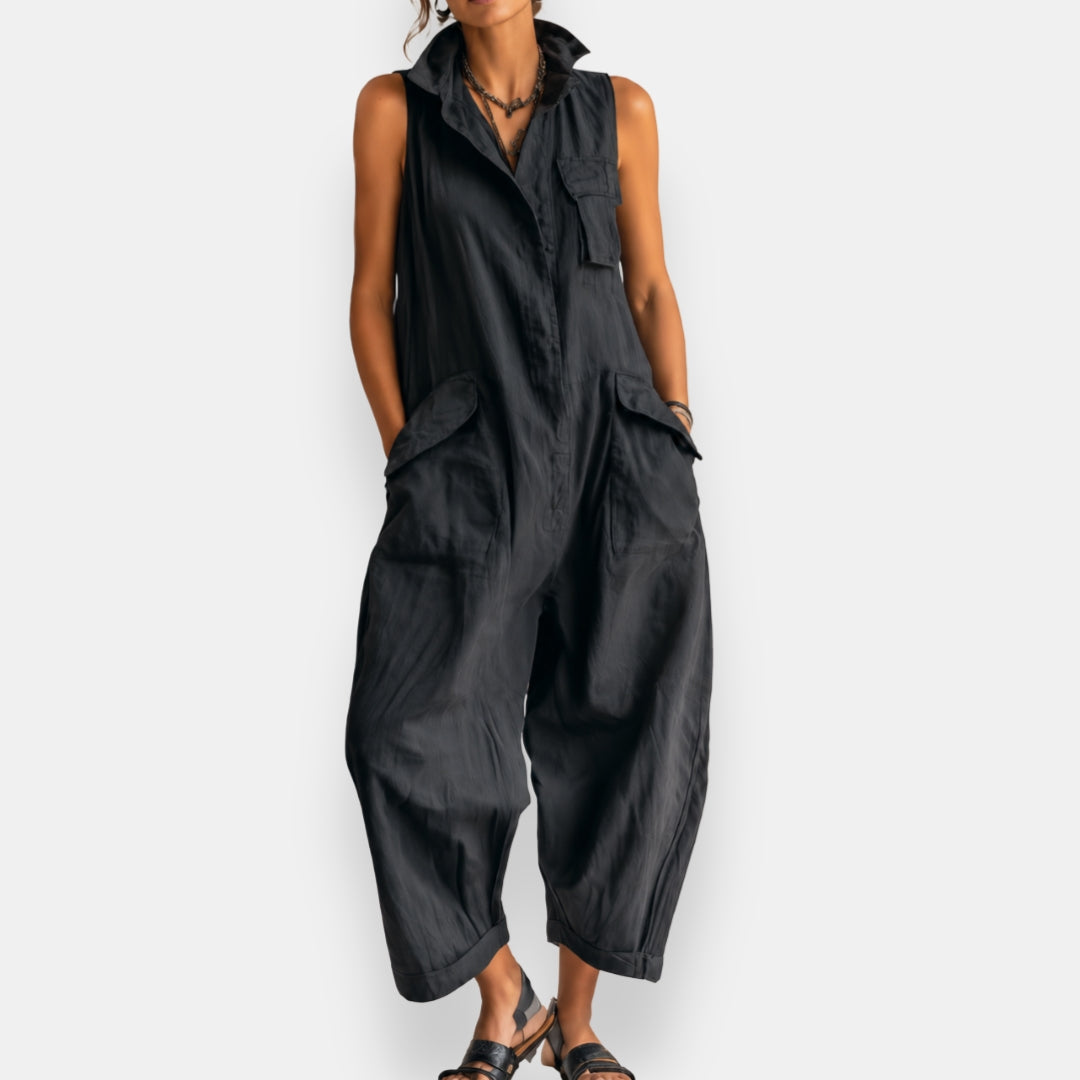 Heather | Relaxed Sleeveless Jumpsuit