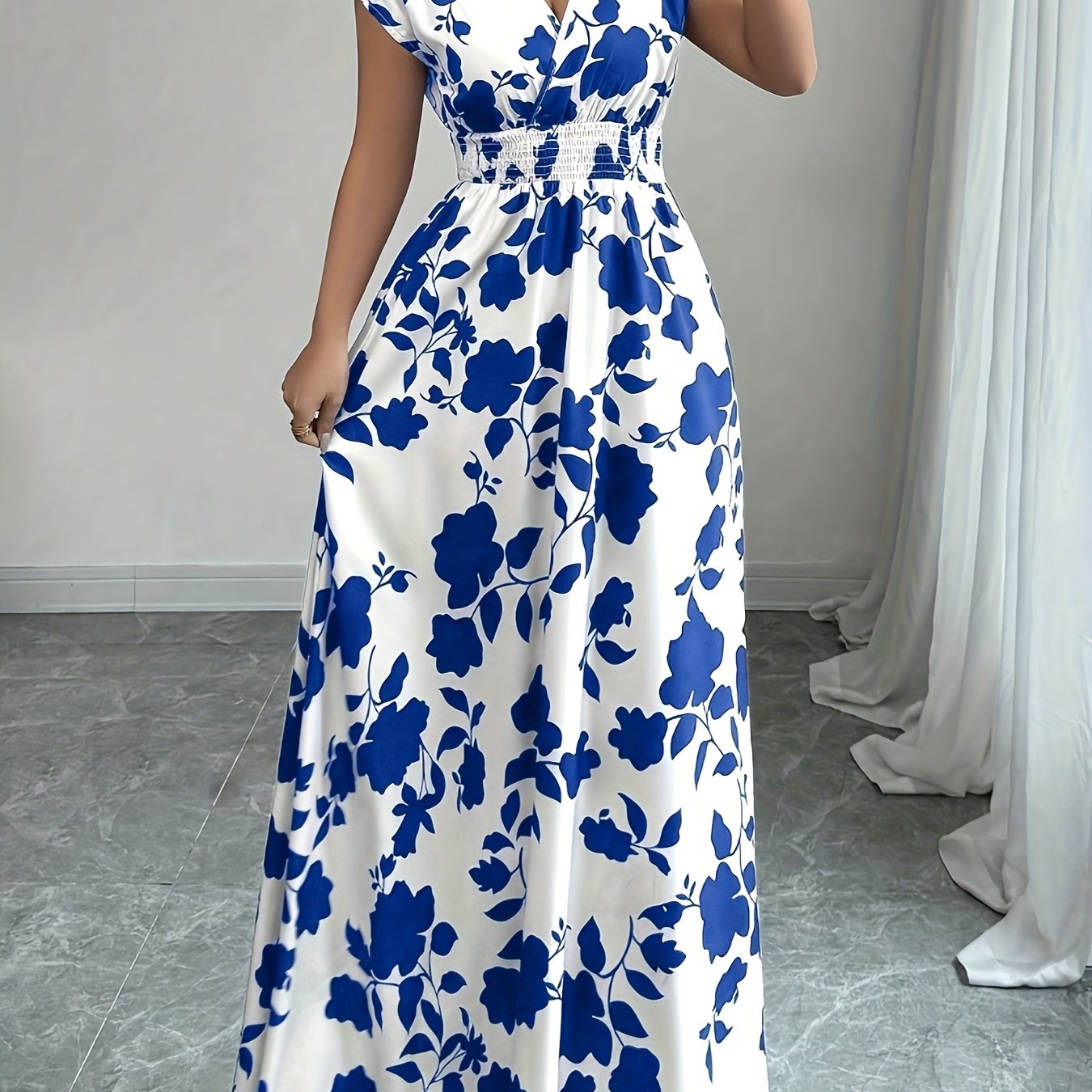 Clara | Elegant Floral Maxi Dress