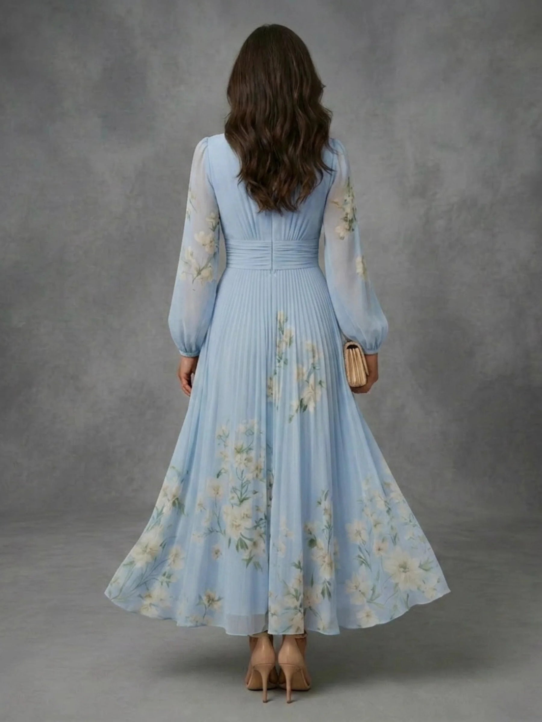 Mathilda | Floral Chiffon Dress