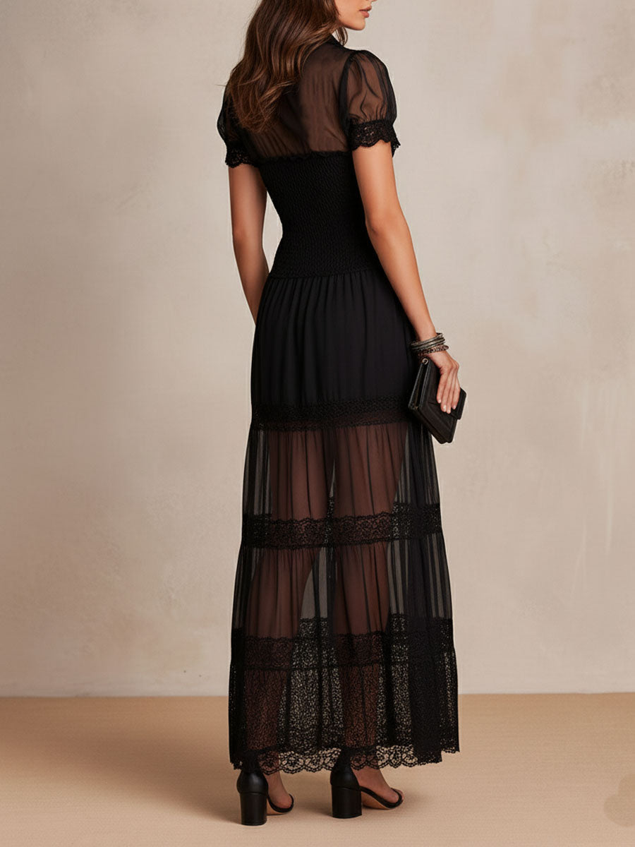 Lorelei | Graceful Buttoned Maxi Dress