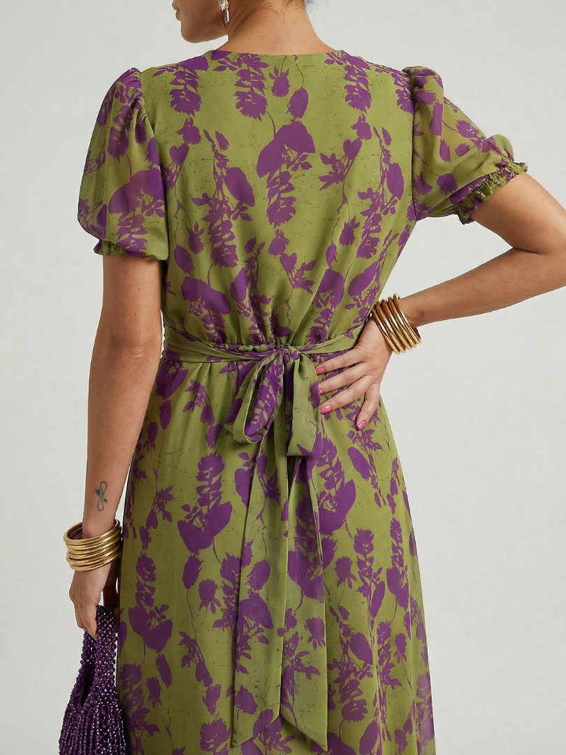 Fiona | Relaxed Floral Midi Dress