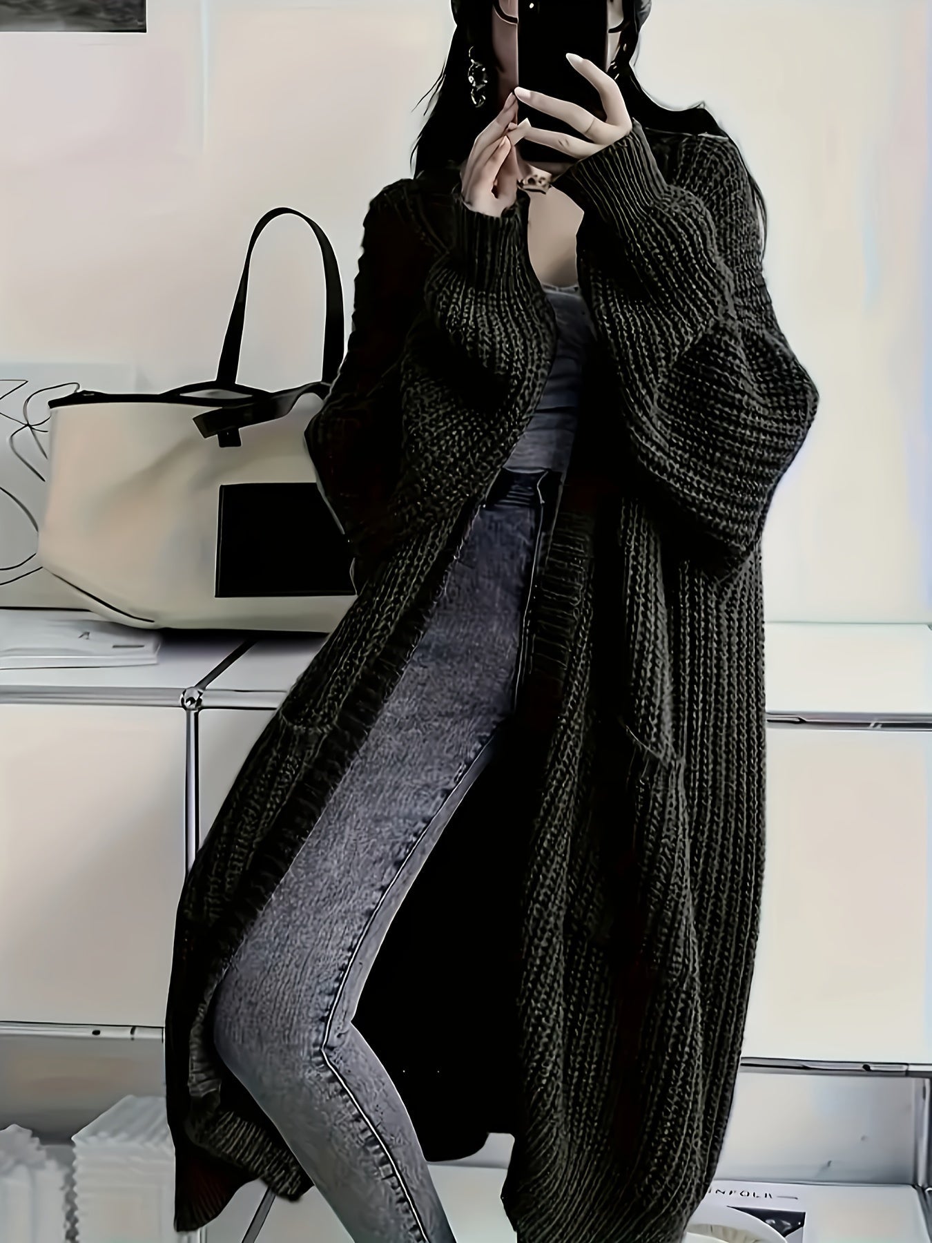 June | Alice | Cozy Confidence Longline Cardigan