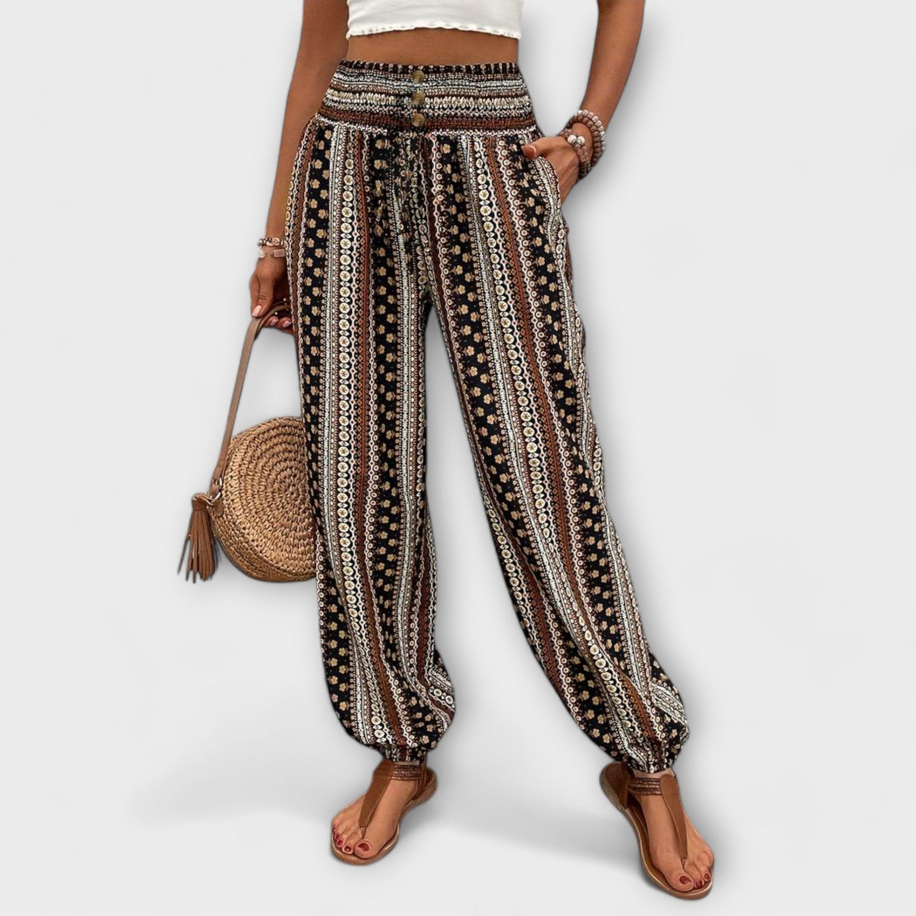 June | Ethnic Graphic Pants