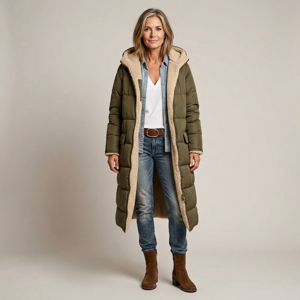 Noa | Reversible Dual-Face Longline Coat