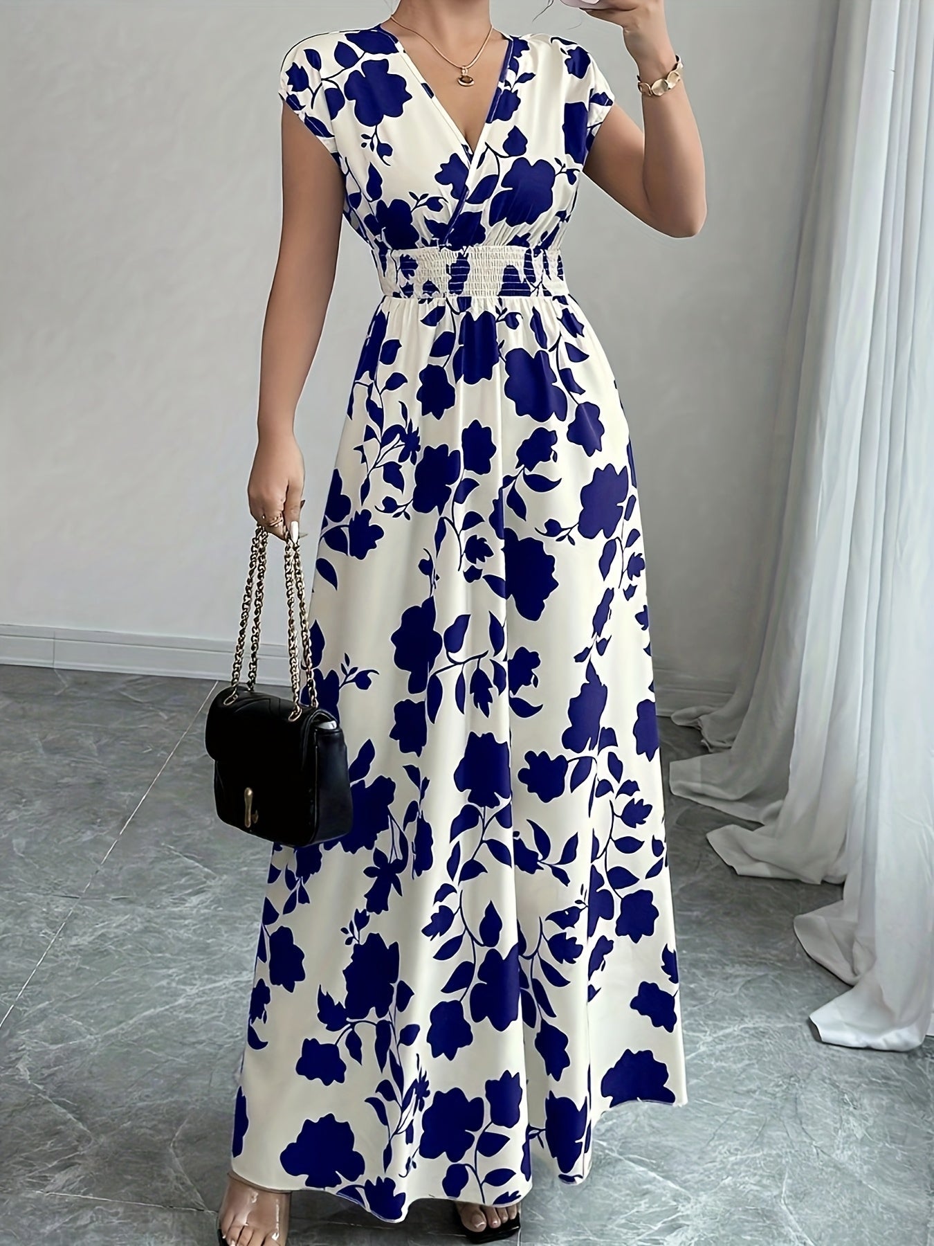 Clara | Elegant Floral Maxi Dress