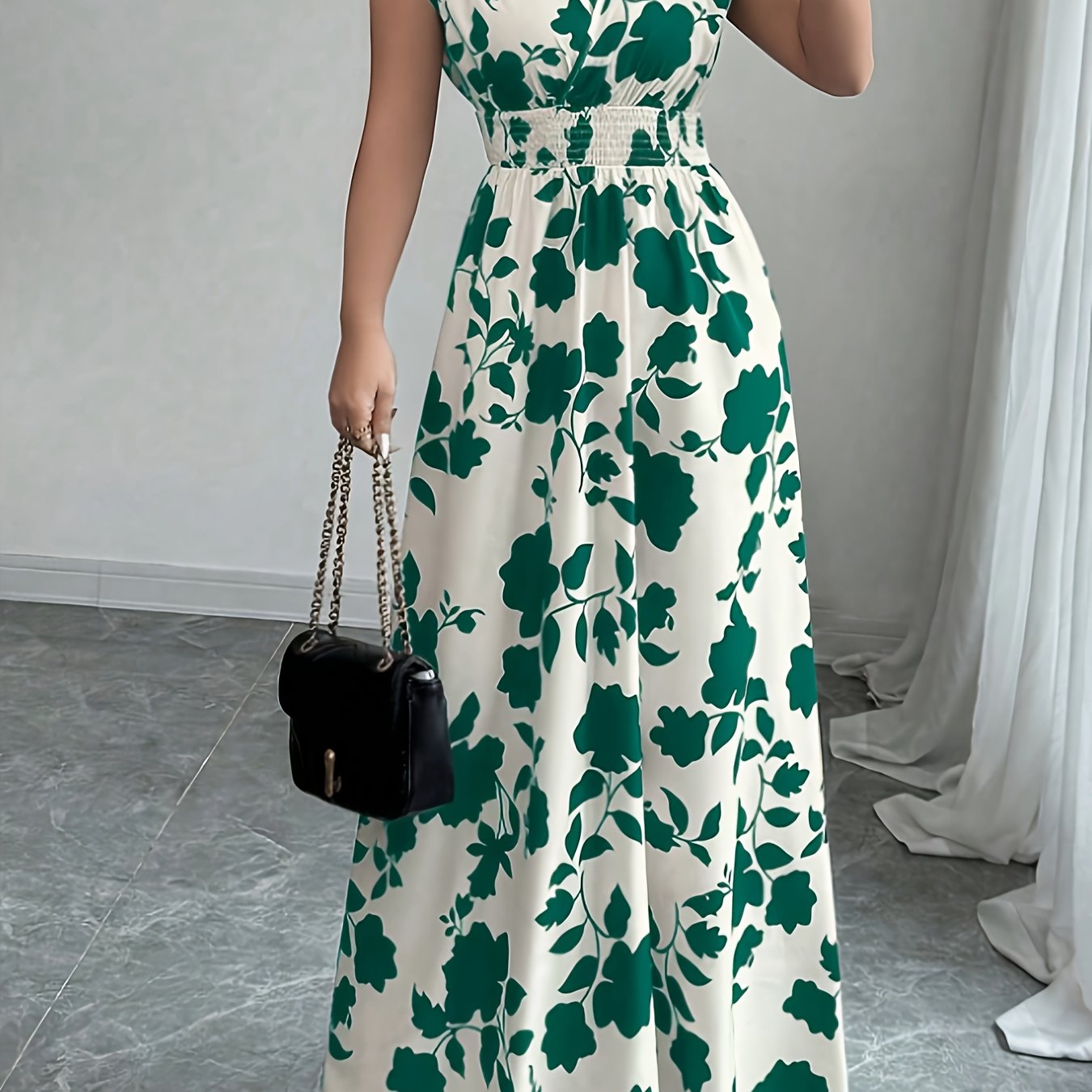 Clara | Elegant Floral Maxi Dress