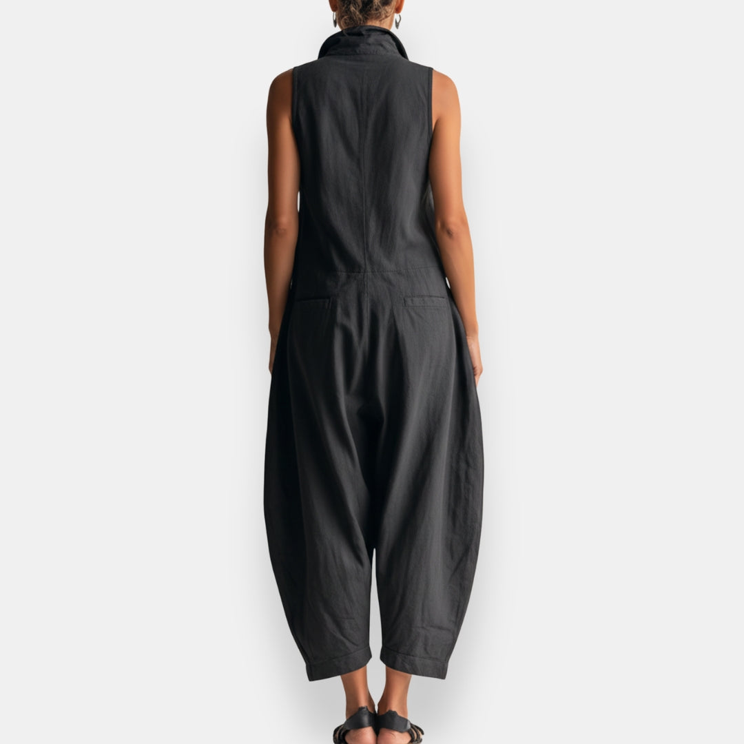 Heather | Relaxed Sleeveless Jumpsuit