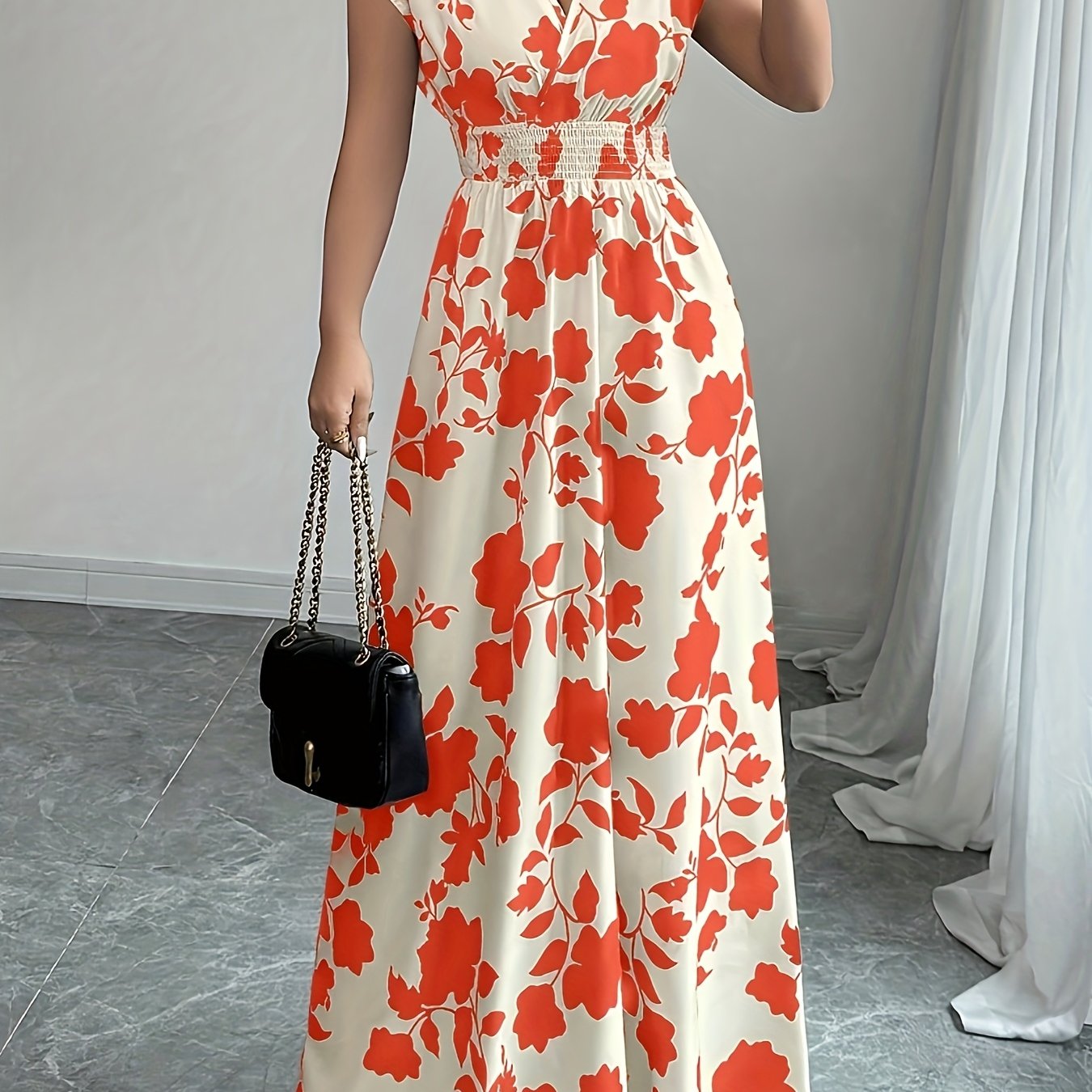 Clara | Elegant Floral Maxi Dress