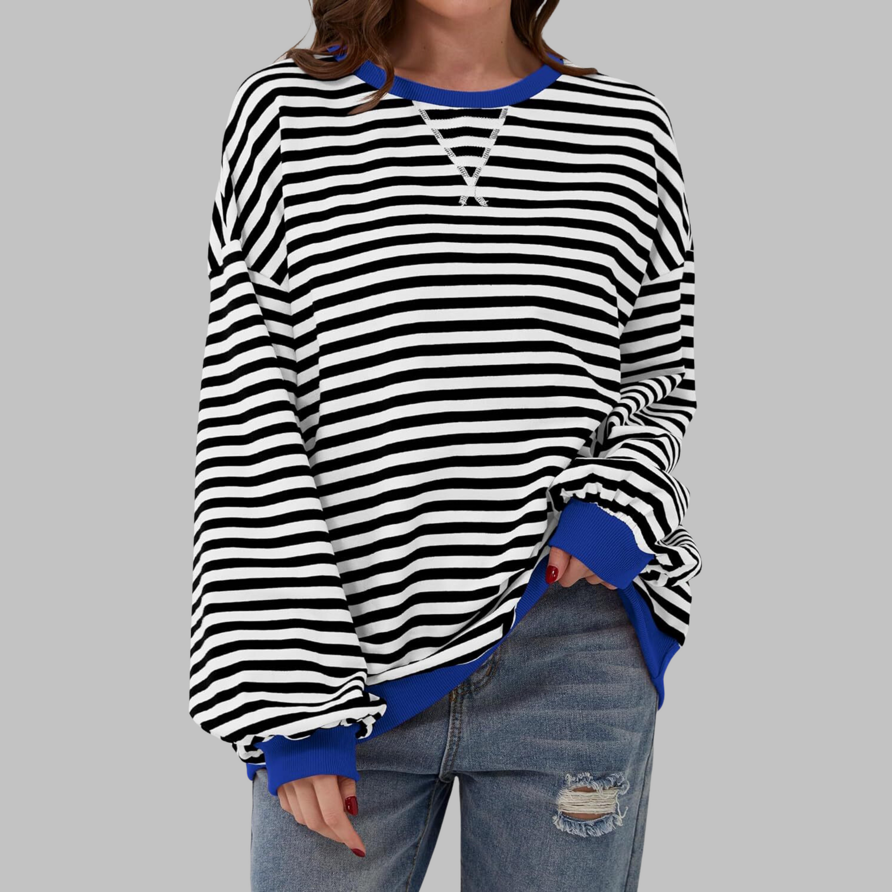 Luka | Casual Striped Sweatshirt