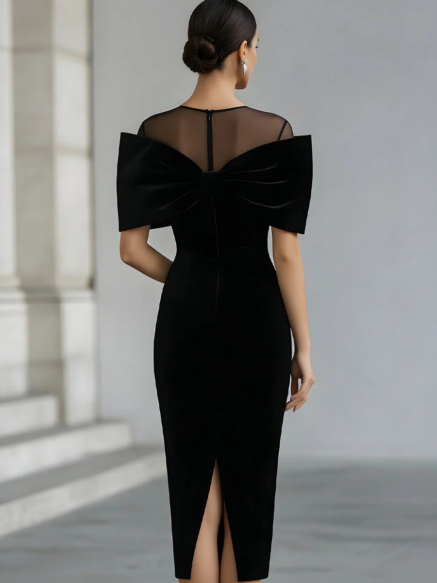 Rosaline | Statement Bow Midi Dress