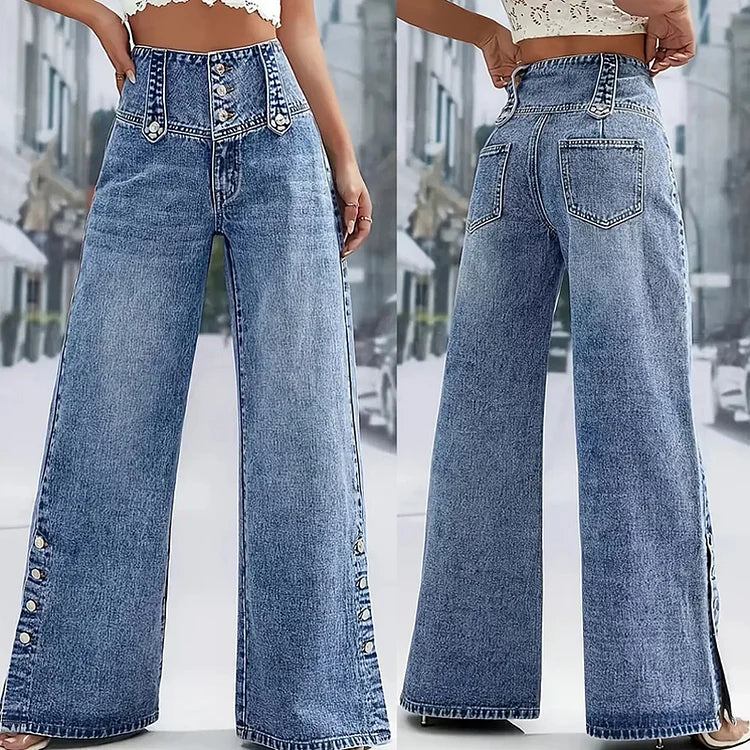 Harper | High-Waist Wide-Leg Jeans