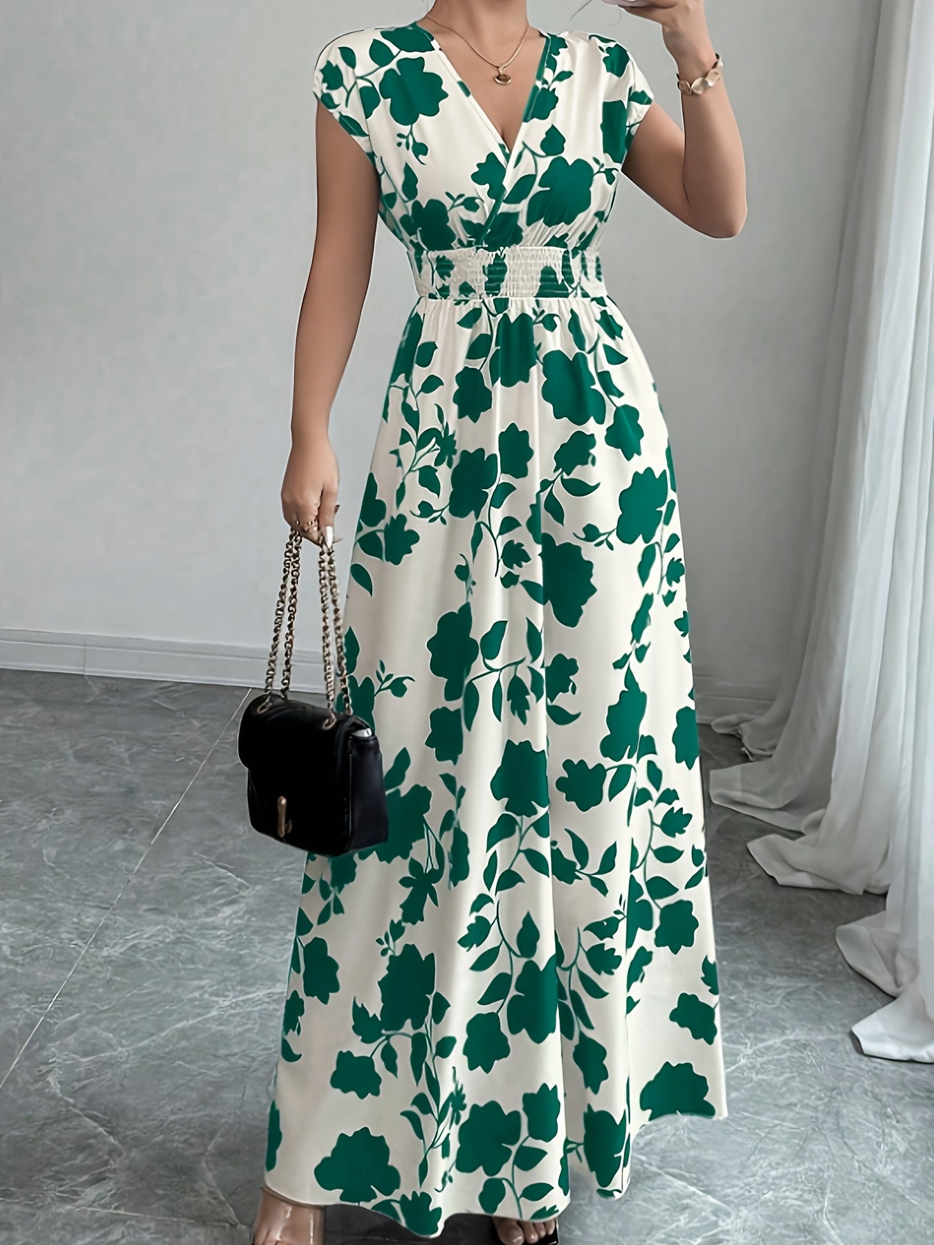Clara | Elegant Floral Maxi Dress
