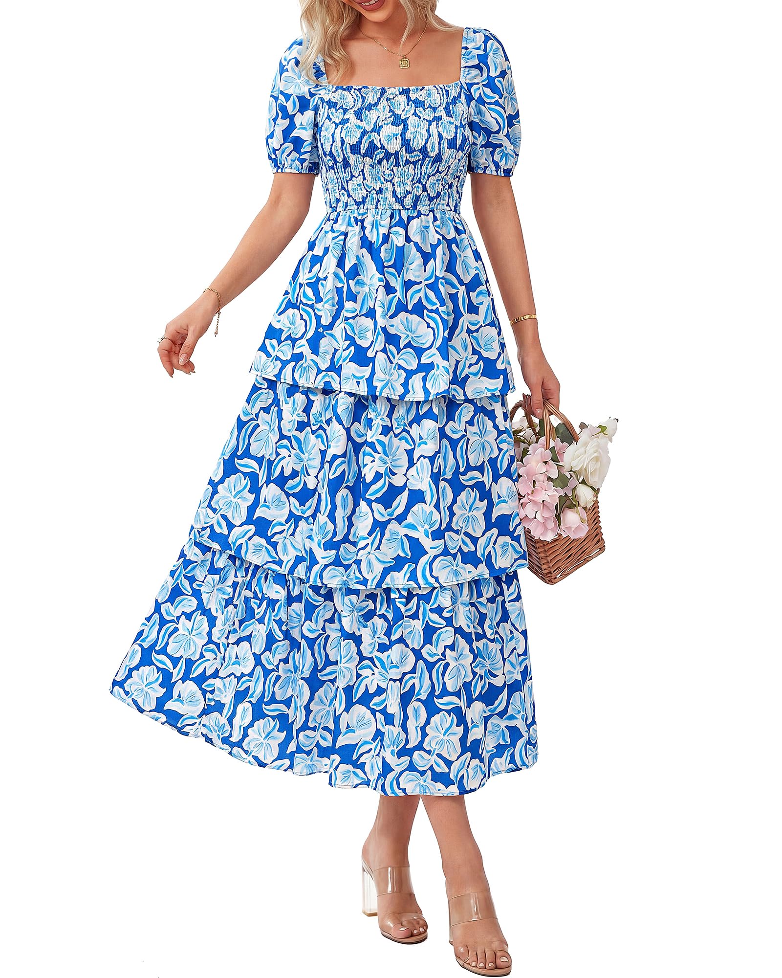 Ava | Floral Short Sleeve Dress