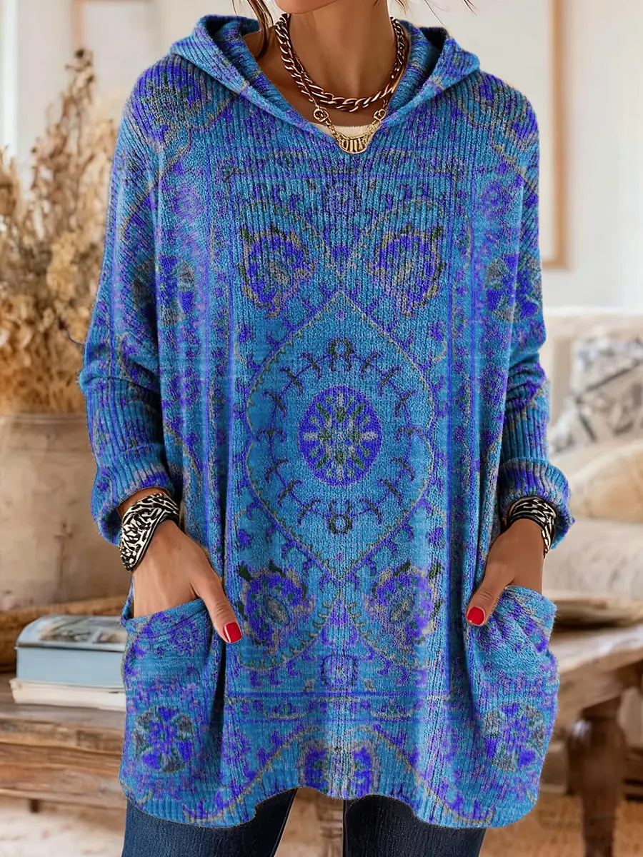 Beatrice | Cosy Hooded Knit Jumper