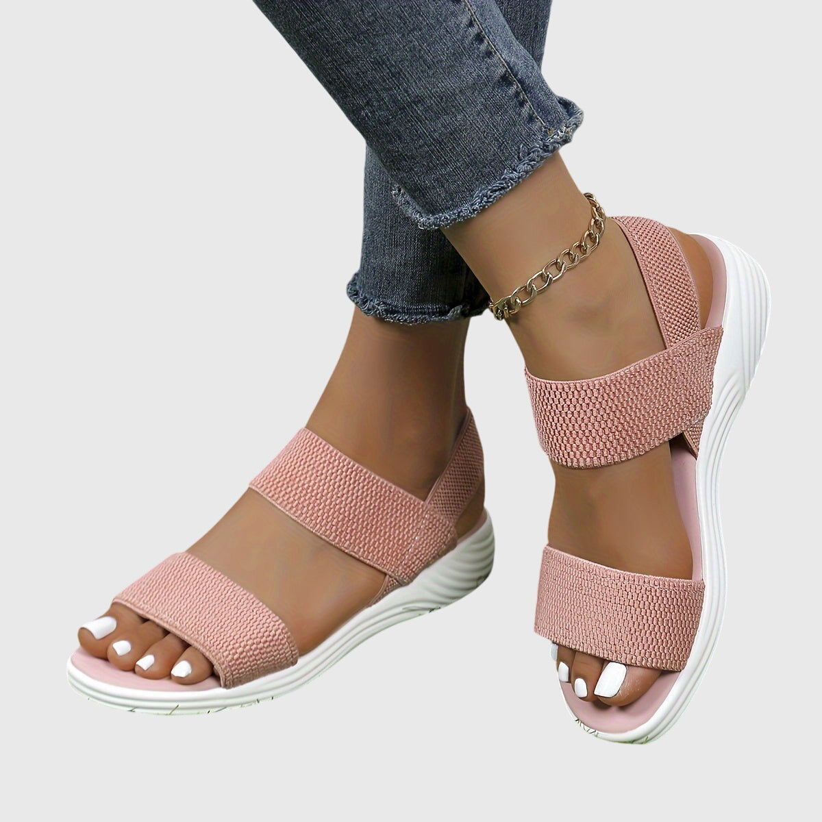 Emila | Cushioned Adjustable-Strap Sandals