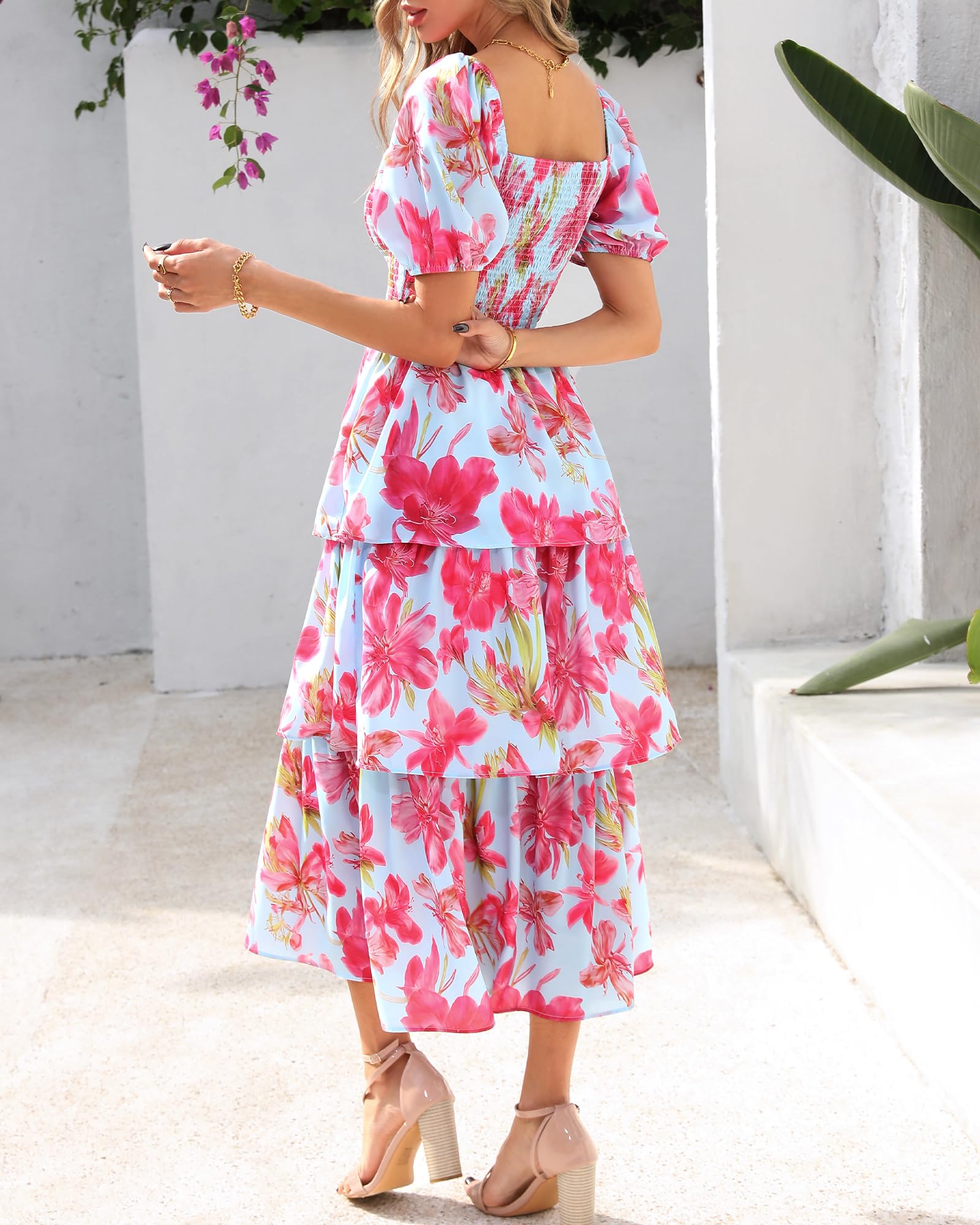 Ava | Floral Short Sleeve Dress