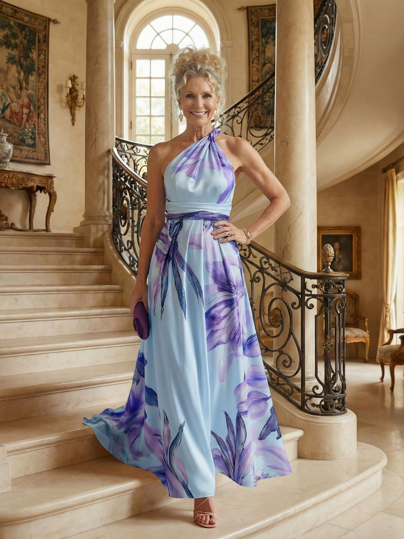 Annabelle | Light Floral Maxi Dress