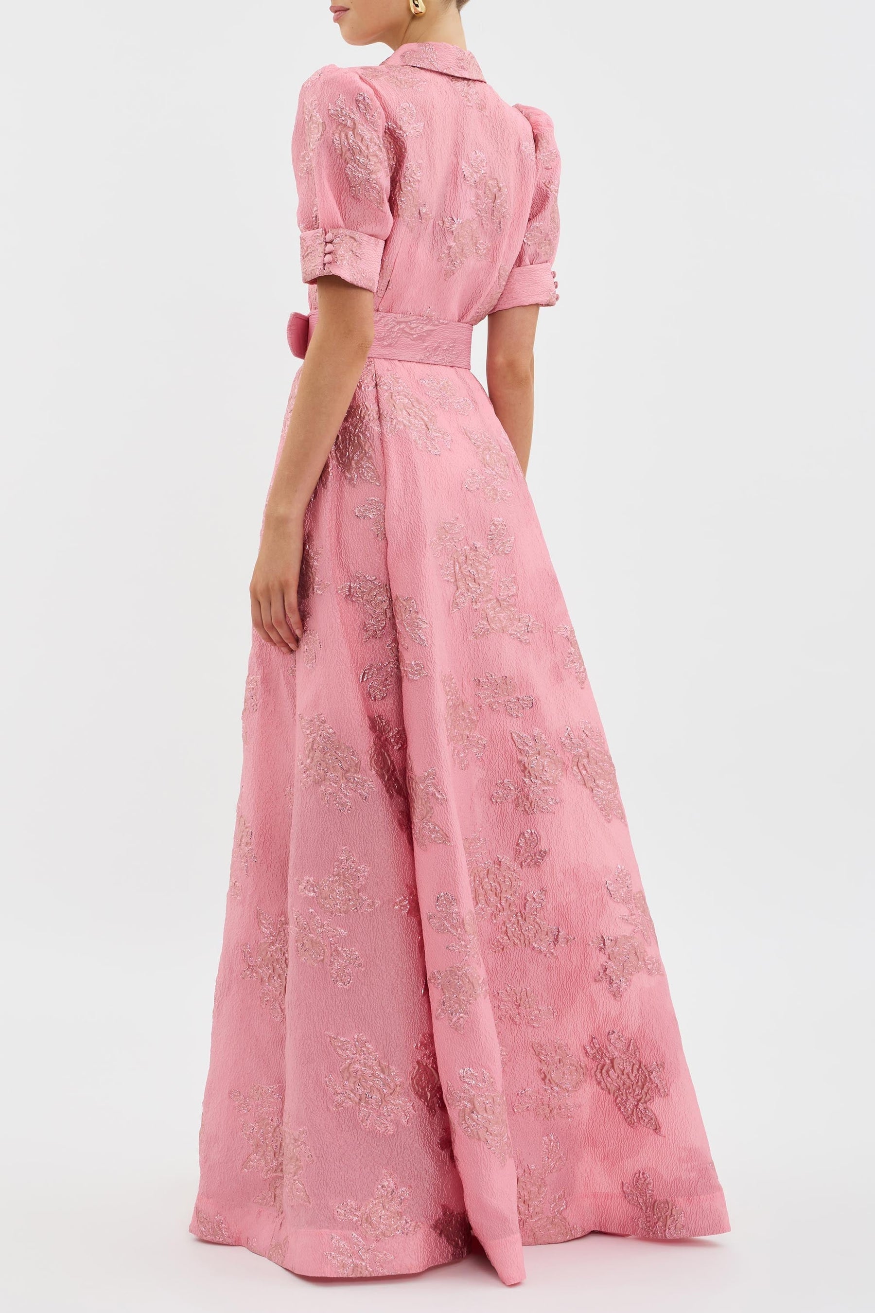 Anneliese | Belted Floral Gown
