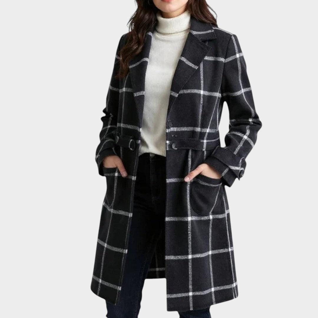 Harriet | Classic Check Autumn Coat