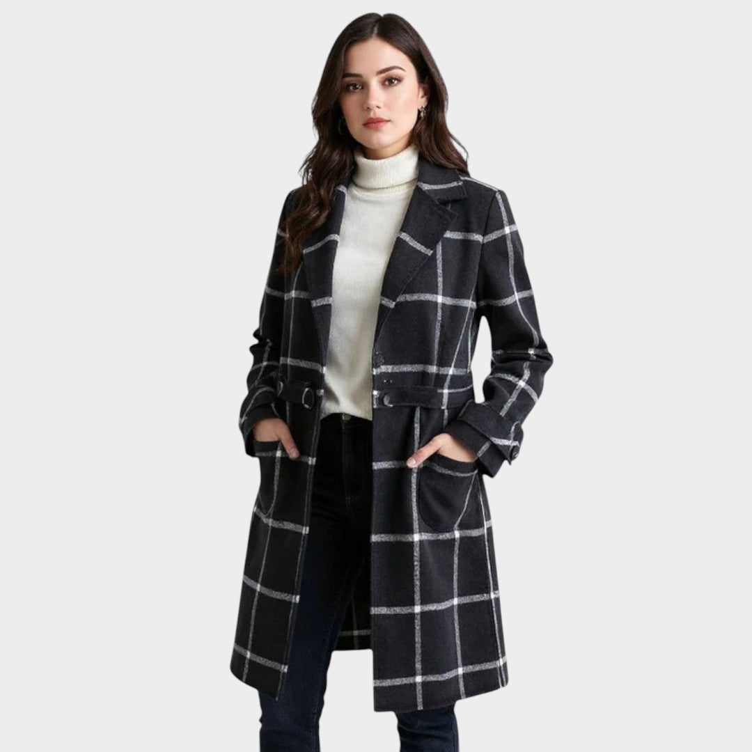 Harriet | Classic Check Autumn Coat