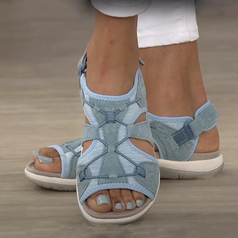 Odette | Sporty Open-Toe Cushioned Sandals