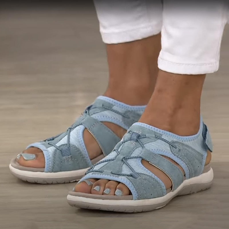 Odette | Sporty Open-Toe Cushioned Sandals