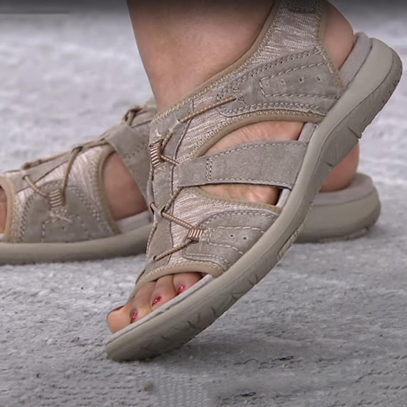 Odette | Sporty Open-Toe Cushioned Sandals
