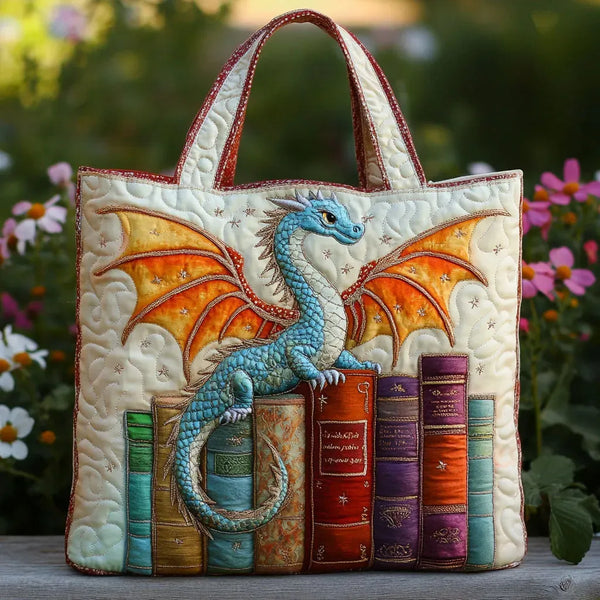 Padded Emerald Book Guardian Tote Bag