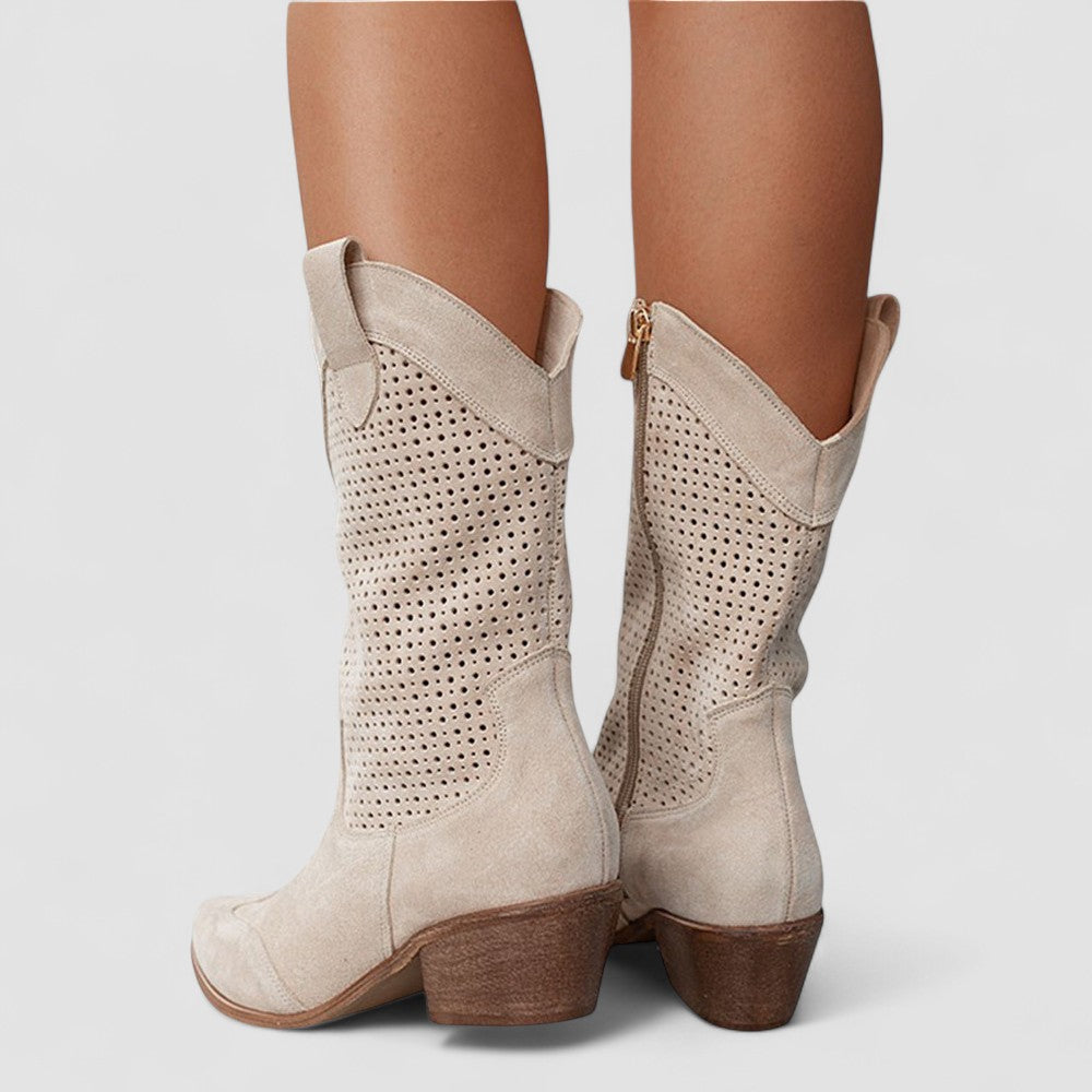 Rachel | Western Ankle Boots with Cushioned Comfort