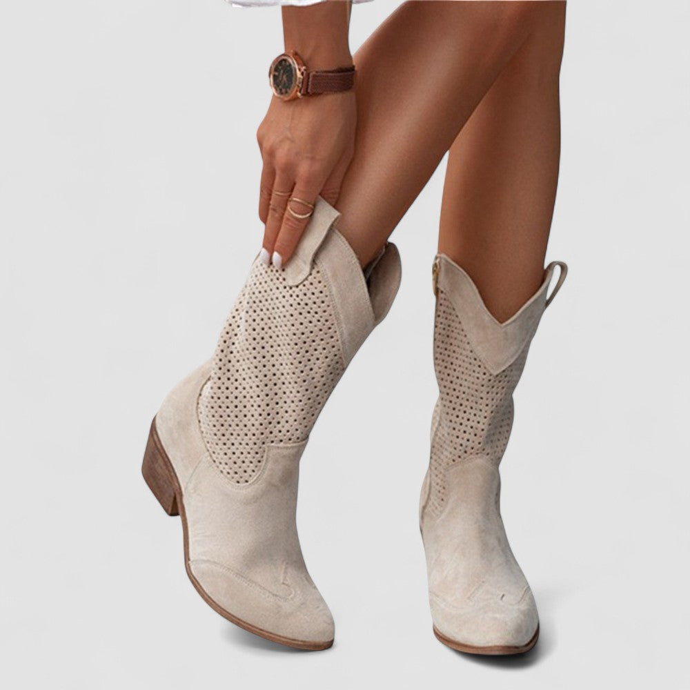 Rachel | Western Ankle Boots with Cushioned Comfort
