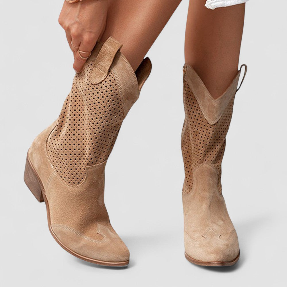 Rachel | Western Ankle Boots with Cushioned Comfort