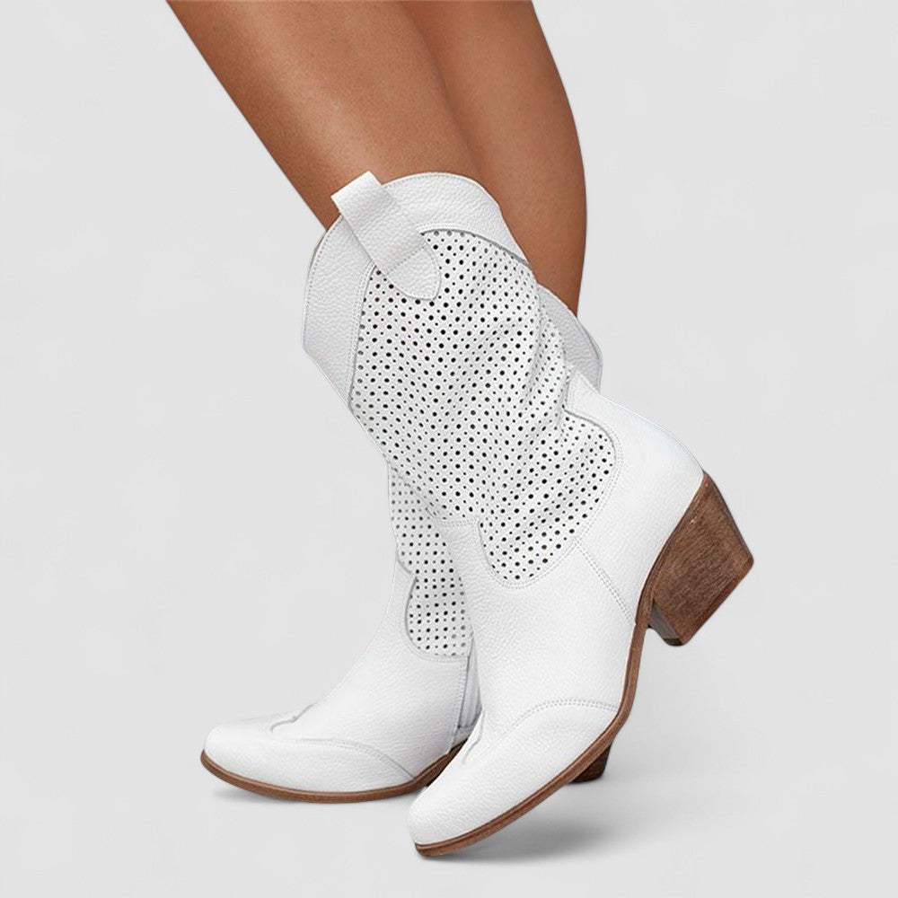 Rachel | Western Ankle Boots with Cushioned Comfort