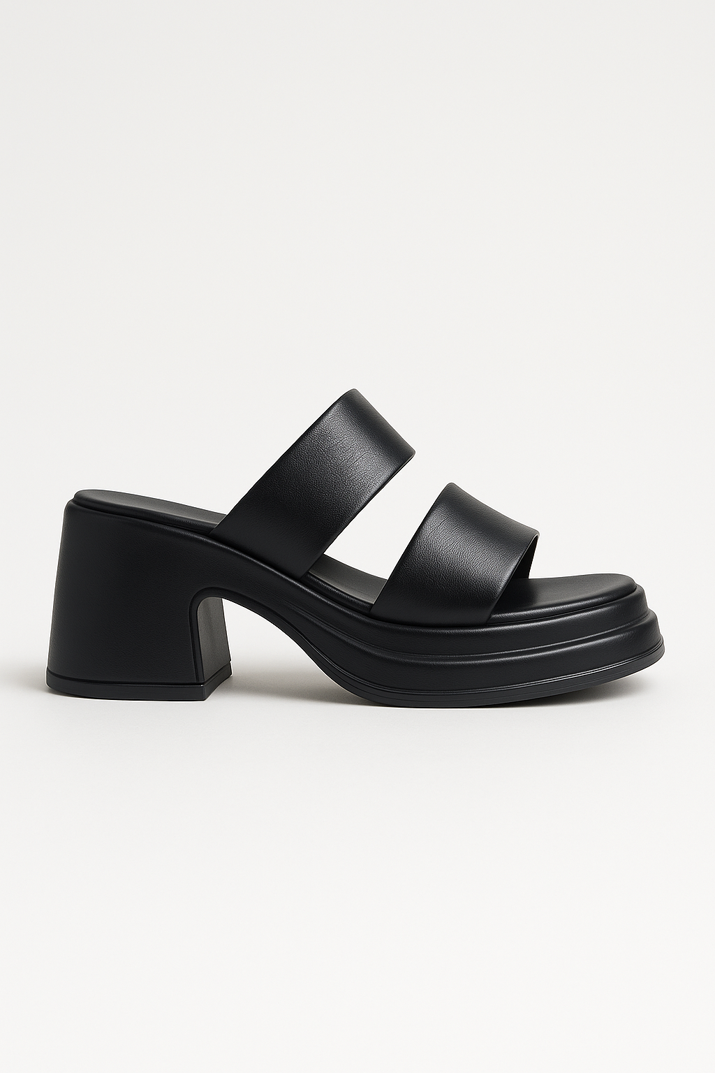 Colette | Calf Leather Chunky High Heel Sandals