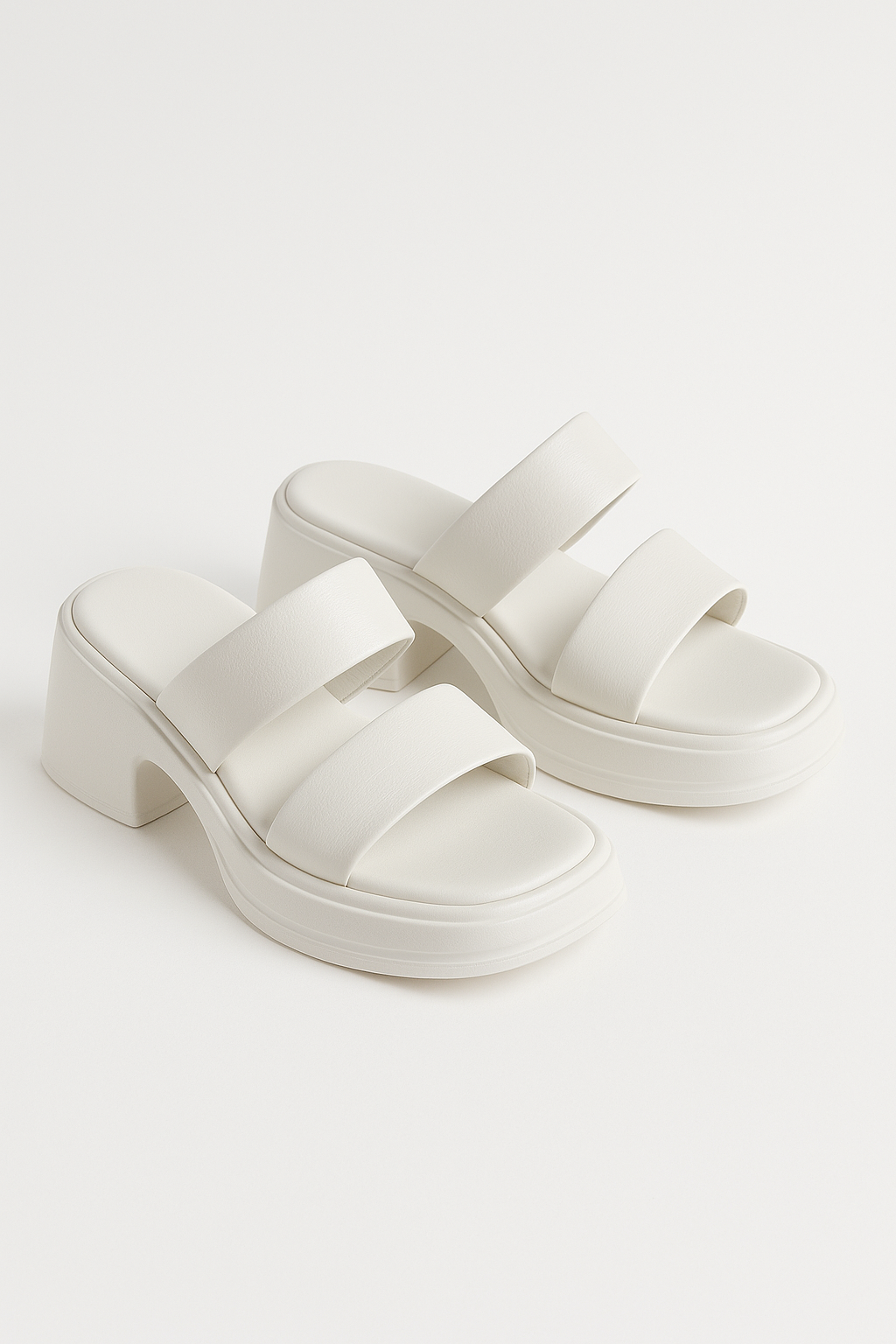 Colette | Calf Leather Chunky High Heel Sandals