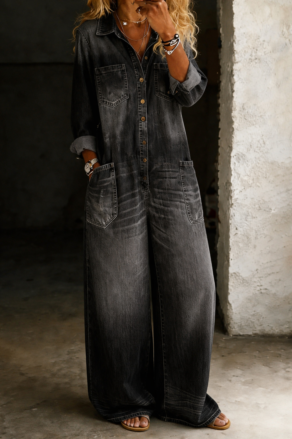 Lena | Casual Comfort Jumpsuit with Pockets